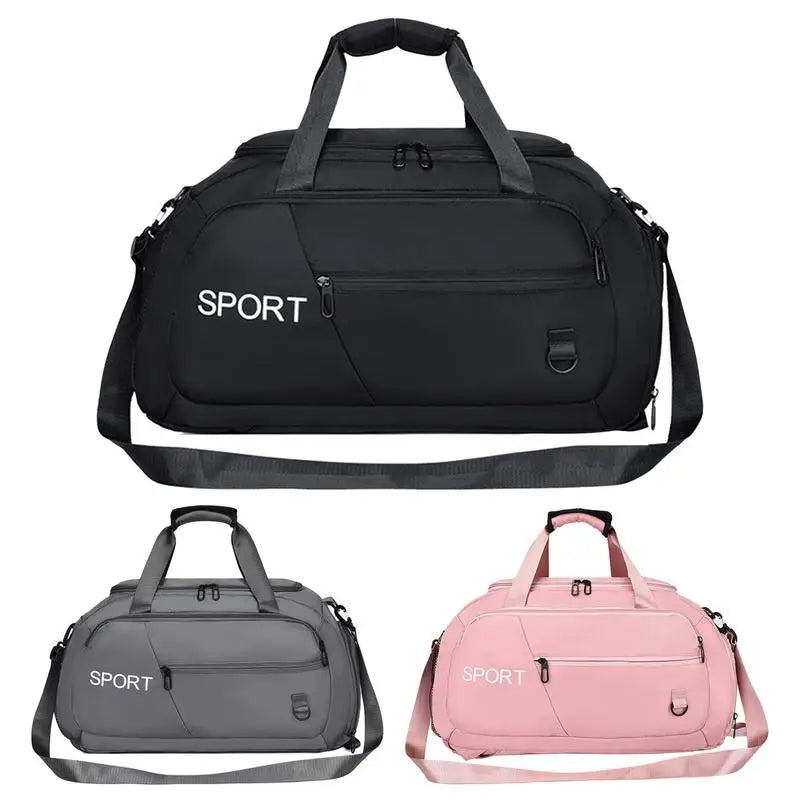 Fitness Gym Bag Oxford Cloth Large Capacity Travel Bag Sports Handbags Gym Duffle Bag Waterproof Multiple Pockets Storage Pack