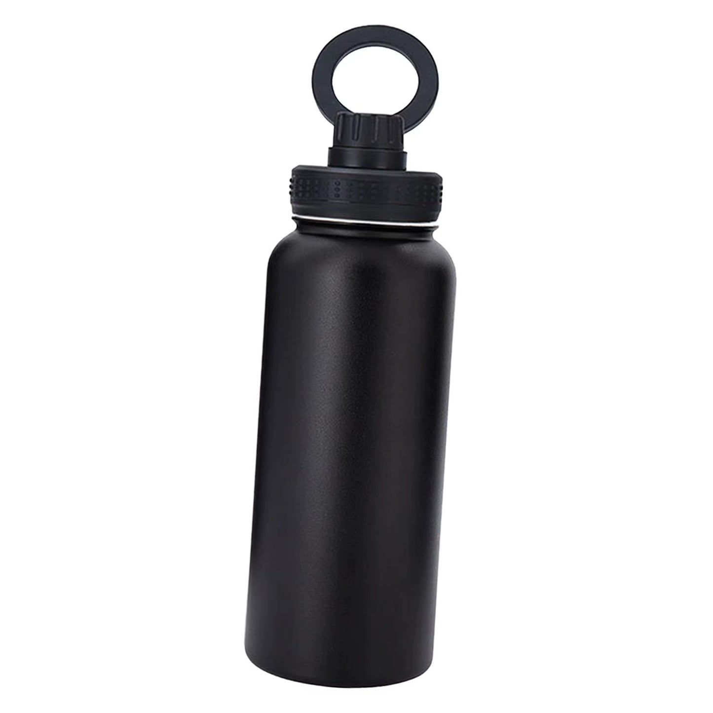 Insulated Water Bottle with Phone Holder 1000Ml Leakproof Sports Water Bottle Drink Bottle for Office Trip Outdoor Gym Household