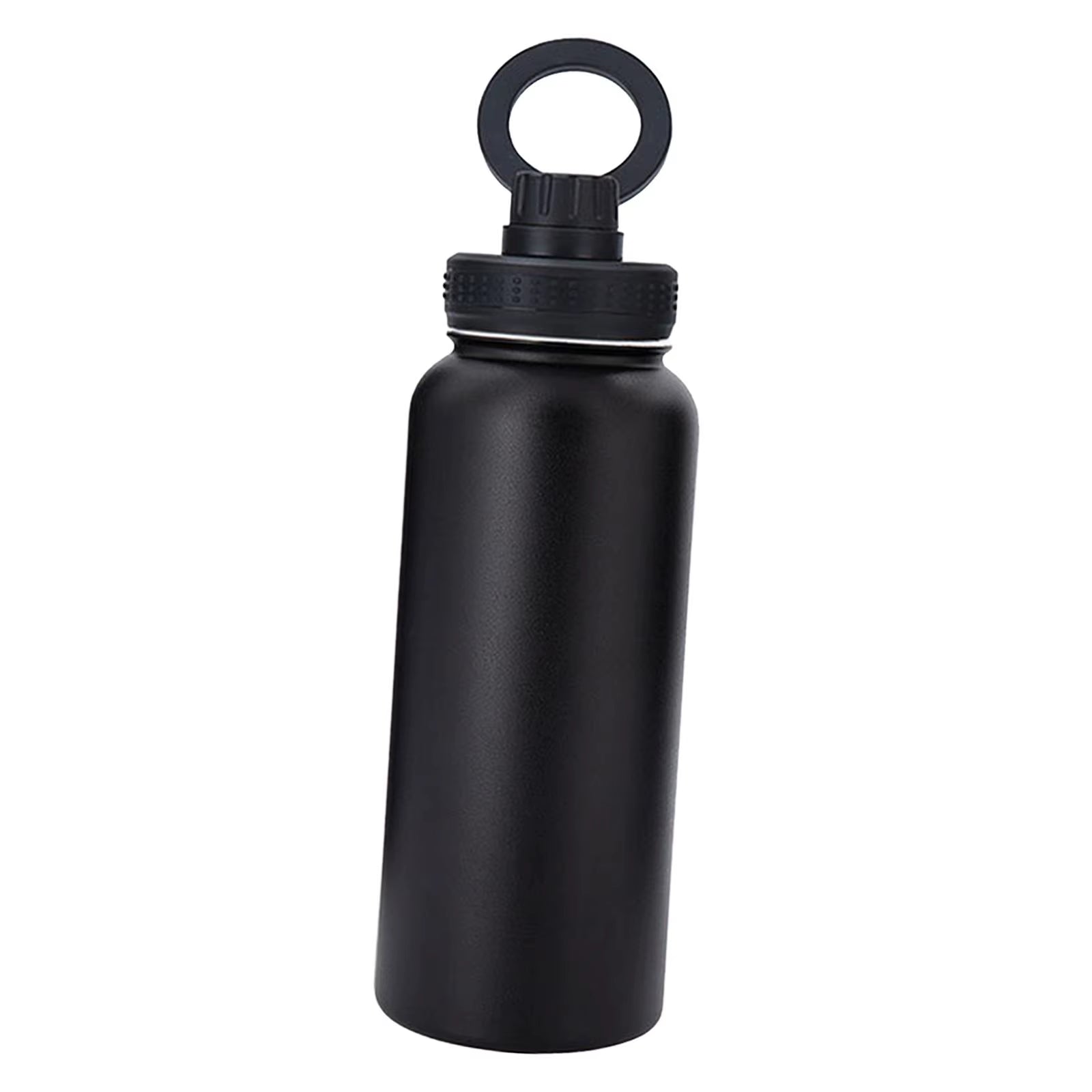 Insulated Water Bottle with Phone Holder 1000Ml Leakproof Sports Water Bottle Drink Bottle for Office Trip Outdoor Gym Household