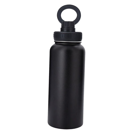Insulated Water Bottle with Phone Holder 1000Ml Leakproof Sports Water Bottle Drink Bottle for Office Trip Outdoor Gym Household