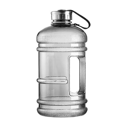 2L Portable PETG Large Capacity Water Bottle Training Sports Workout Drink Bottle Shaker Bottle with Handle Outdoor Gym