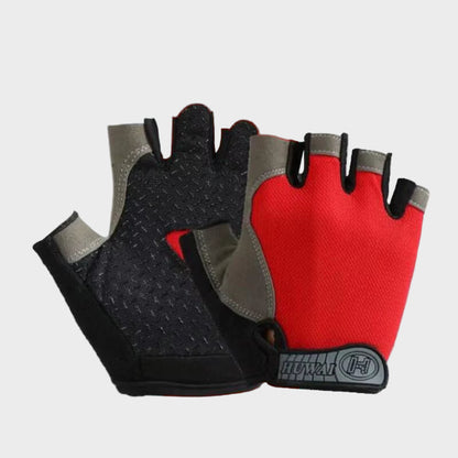 Gym Gloves Fingerless Gloves Anti-Slip Shock-Absorbing Breathable Gloves Sports Gloves for Training Lifting Weight Cycling